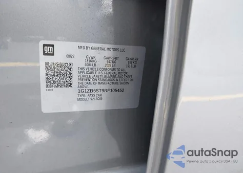 2024 Chevrolet Malibu Fwd Ls from USA, damaged, VIN 1G1ZB5ST9RF105452